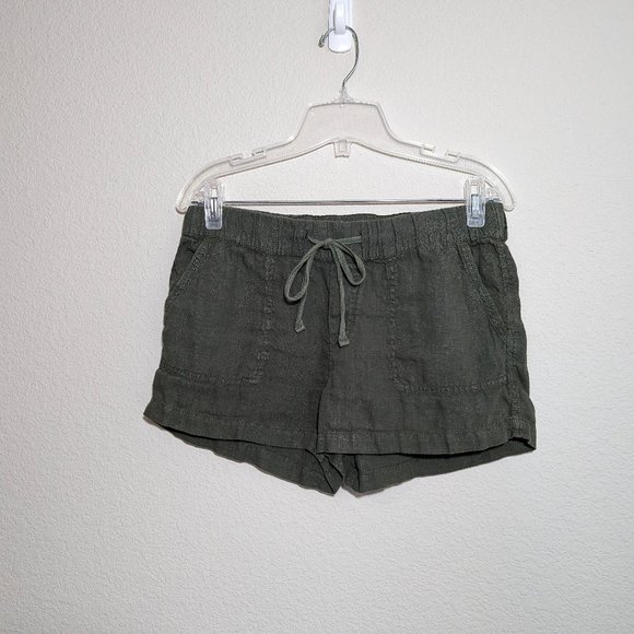 Caslon 100% Linen Elastic Shorts - Picture 3 of 9